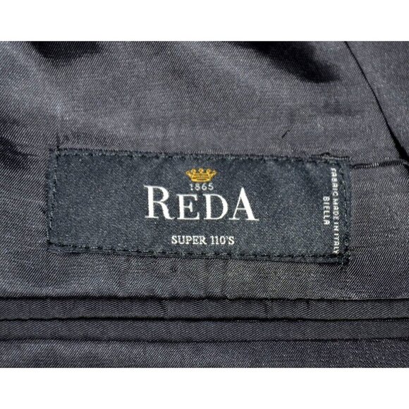 Joseph Abboud Men's Black Reda Super 110's Wool Suit Coat Jacket Size 44R Career - Picture 6 of 9